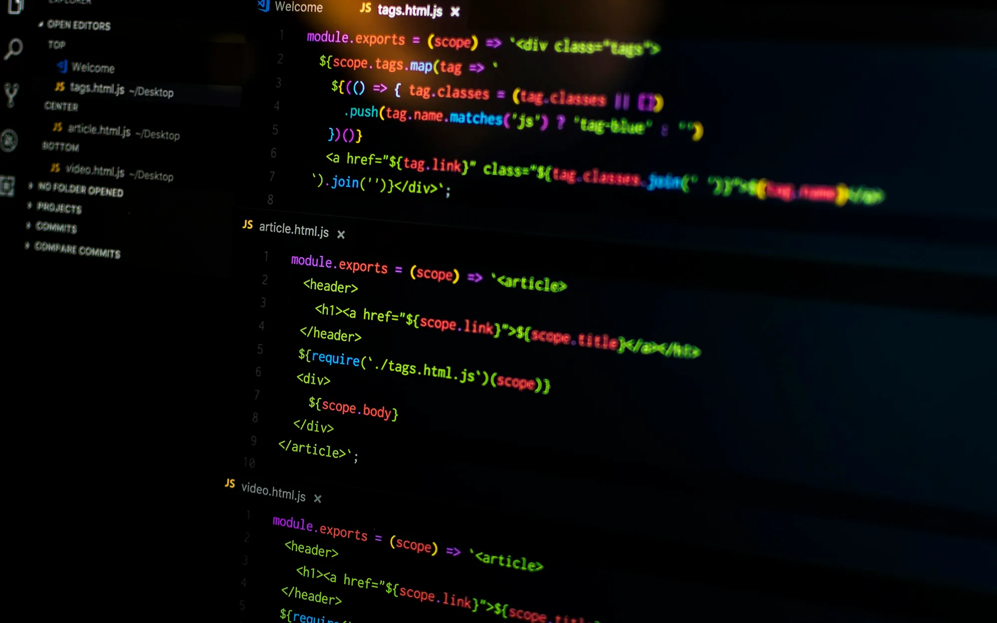 Futuristic data center corridor for web scraping with residential proxies