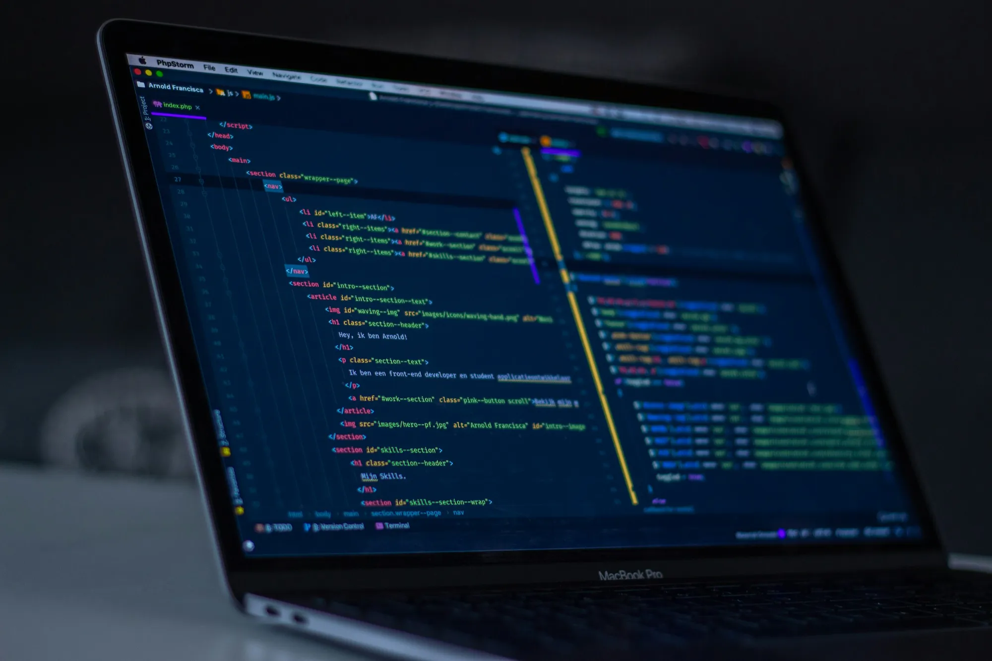 Developer comparing web scraping API dashboards versus proxy configuration on a monitor